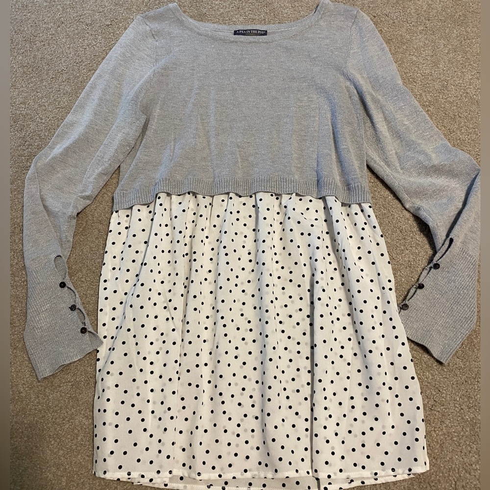 A Pea in the Pod maternity shirt